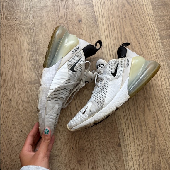 Nike Air Max 270 White Sneakers - Picture 2 of 5